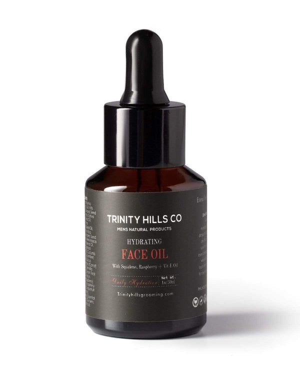 Hydrating face oil for dry skin - face serum for men - black men skin care - Men's natural products - Trinity Hills Co