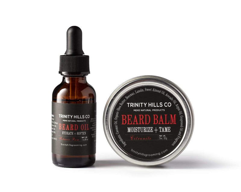 Beard Care Bundle - Mens Natural Grooming Products - Trinity Hills Co.
