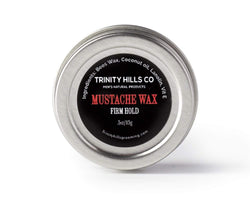 petroleum free mustache wax - men's natural products - trinity hills co